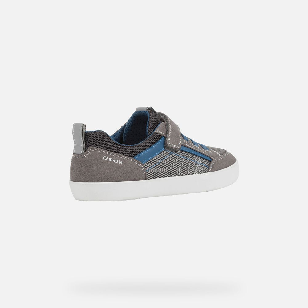 Geox Sneakers Grey Kilwi - Geox Boys Shoes - RKCFEL861